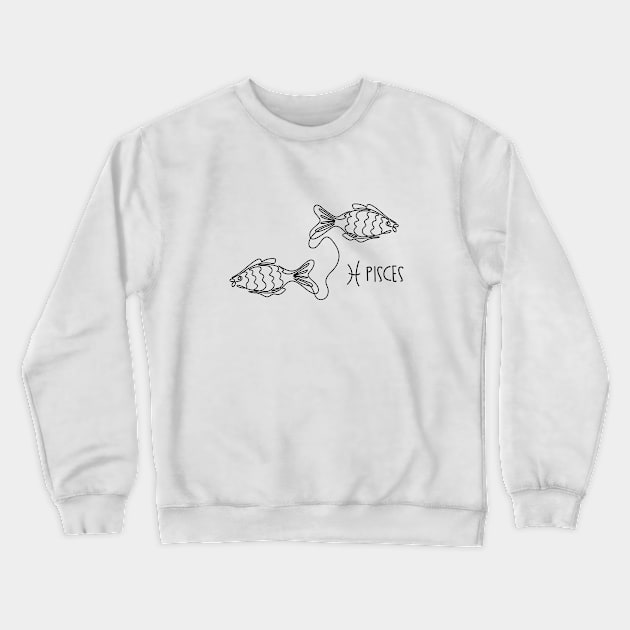 Pisces. Astrological zodiac sign. Crewneck Sweatshirt by DanielK